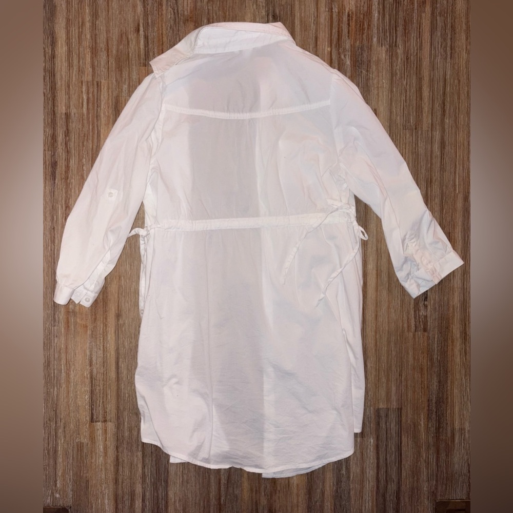 H&M BUTTON DOWN SHIRT DRESS - Picture 4 of 7